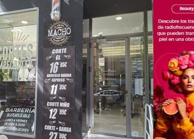 Entrada de Estetica Avanzada Y Bienestar Ania Iglesias en Madrid, Comunidad De Madrid, ES, destacando ofertas.
