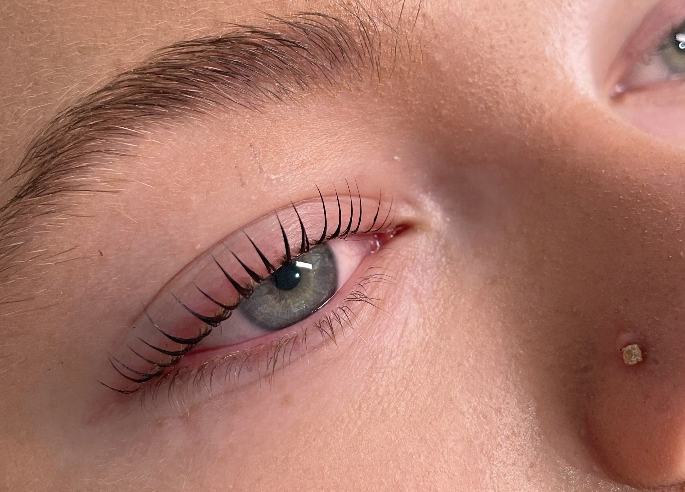 Close-up of elegant eyelashes from Get It Lash in Auckland, Auckland, NZ, showcasing expert lash enhancement.