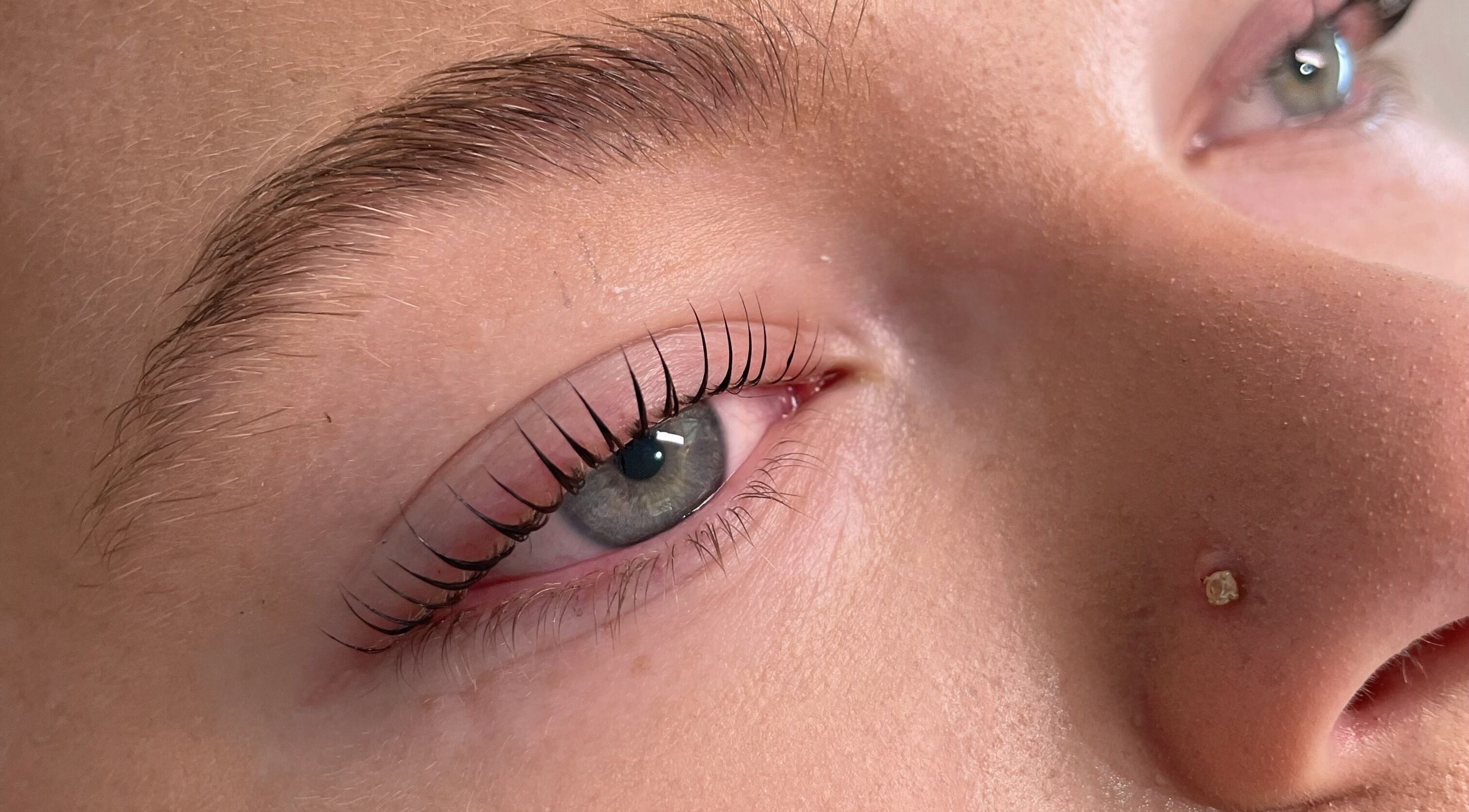 Close-up of elegant eyelashes from Get It Lash in Auckland, Auckland, NZ, showcasing expert lash enhancement.