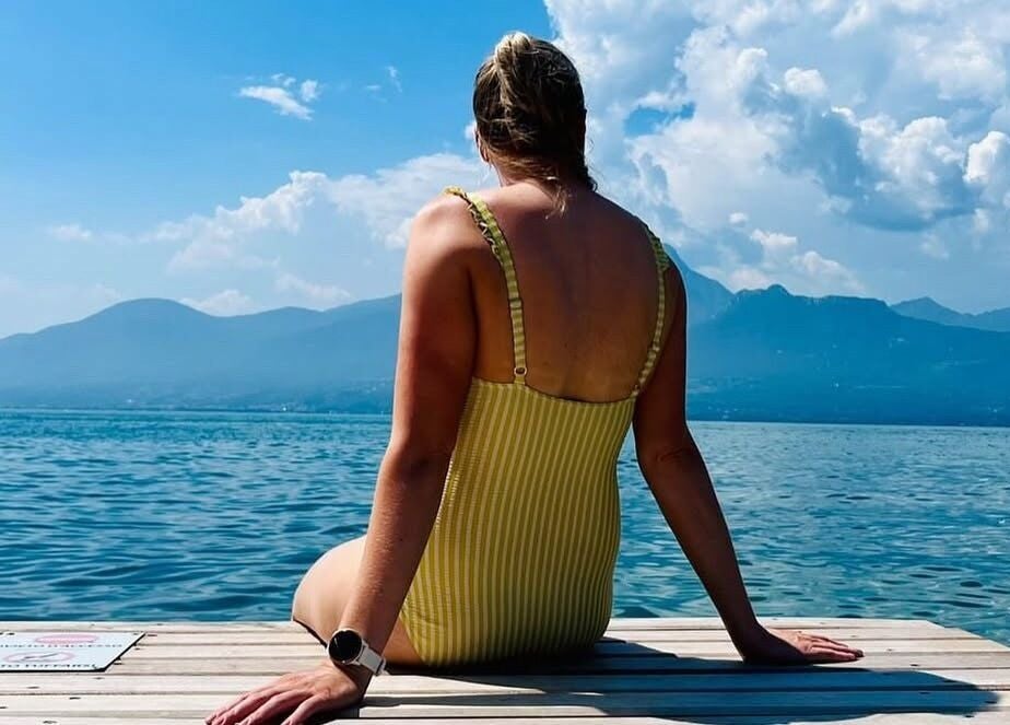 Relaxing at the lake near Get Sprayed, Exeter, England, GB. Perfect wellness escape with scenic views.