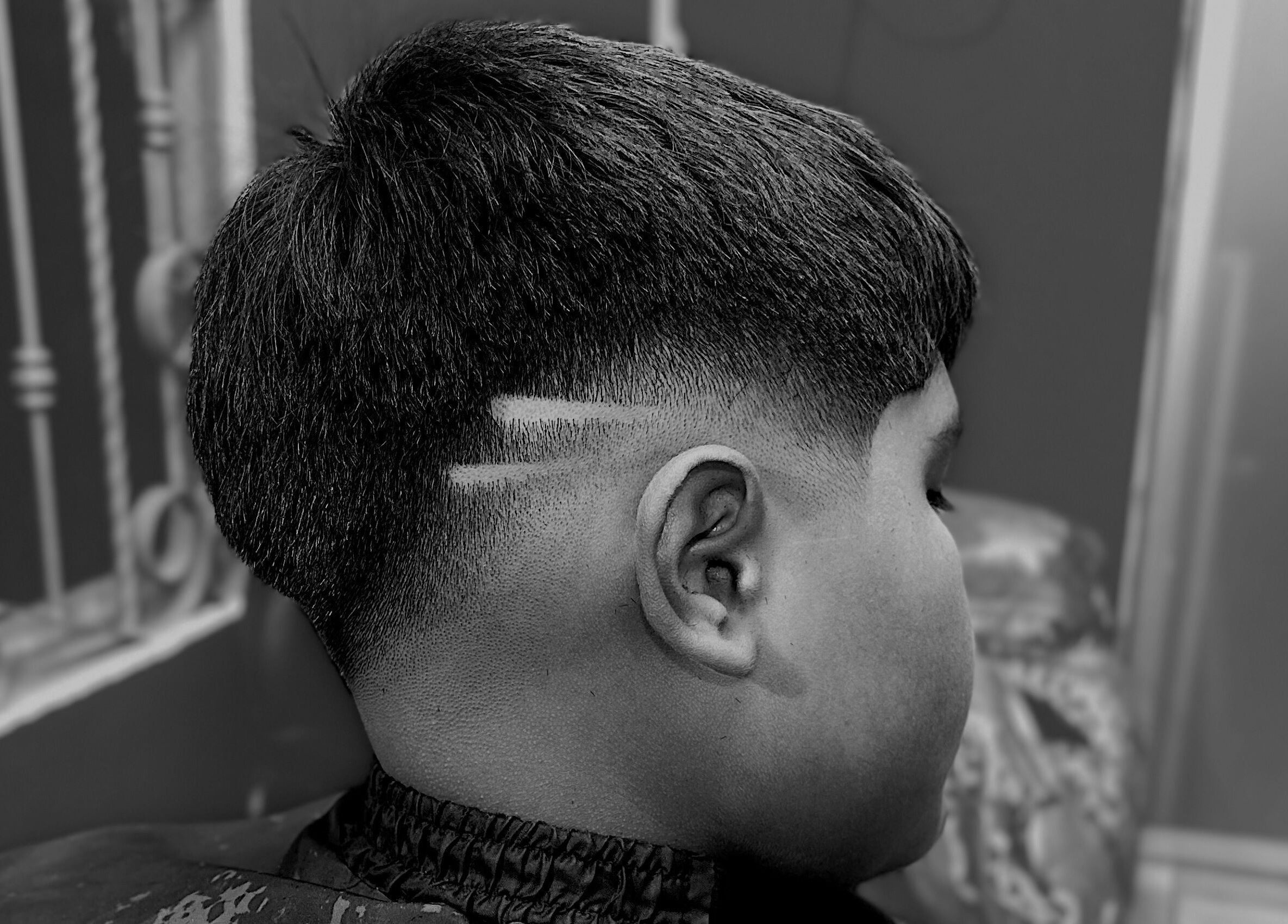 Corte de pelo fade en Adn Barber Shop, Los Mochis, Sinaloa, MX.