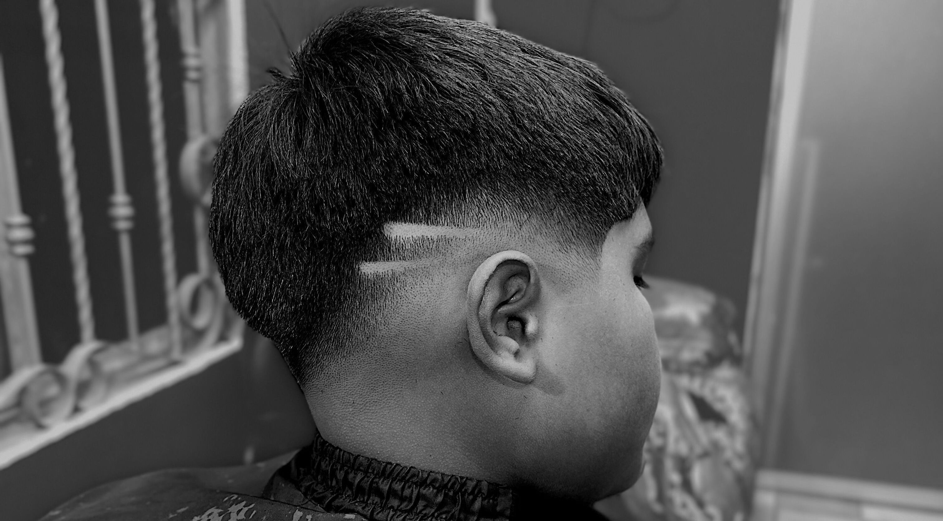 Corte de pelo fade en Adn Barber Shop, Los Mochis, Sinaloa, MX.