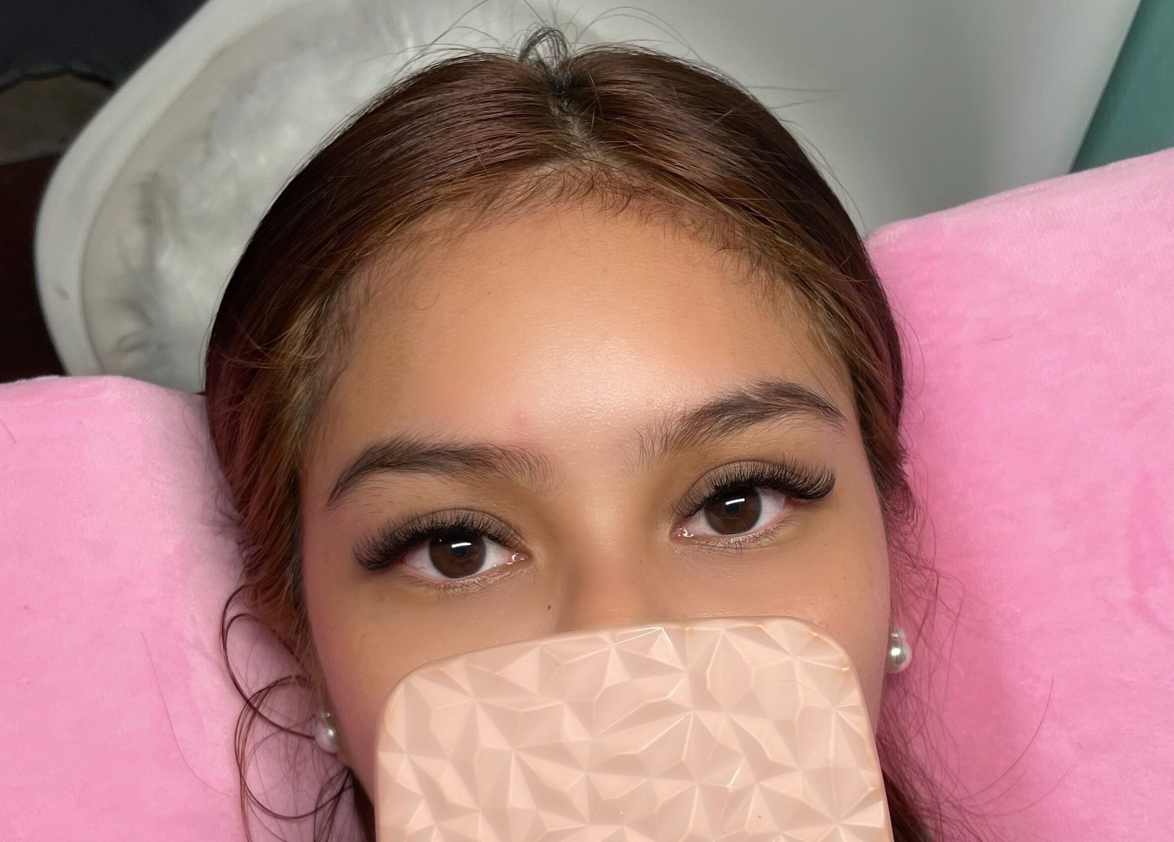 Close-up of lash extension at Blink by Decerie - Lash Romance, Olongapo, Central Luzon, PH.
