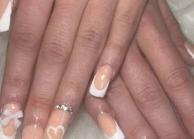 Intricate nail art design at Nails & Beauty By Mel, Canberra, Australian Capital Territory, AU.
