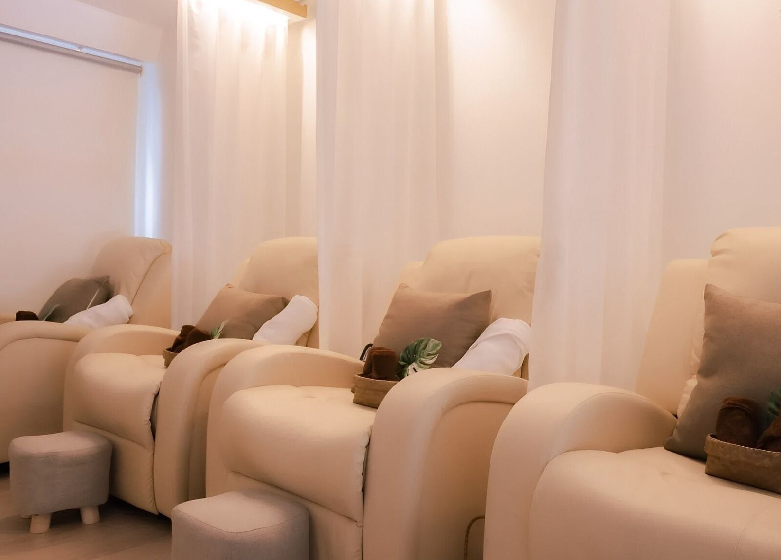 Relaxing massage chairs at My Day Thai Massage, Krung Thep Maha Nakhon, TH offer ultimate comfort.