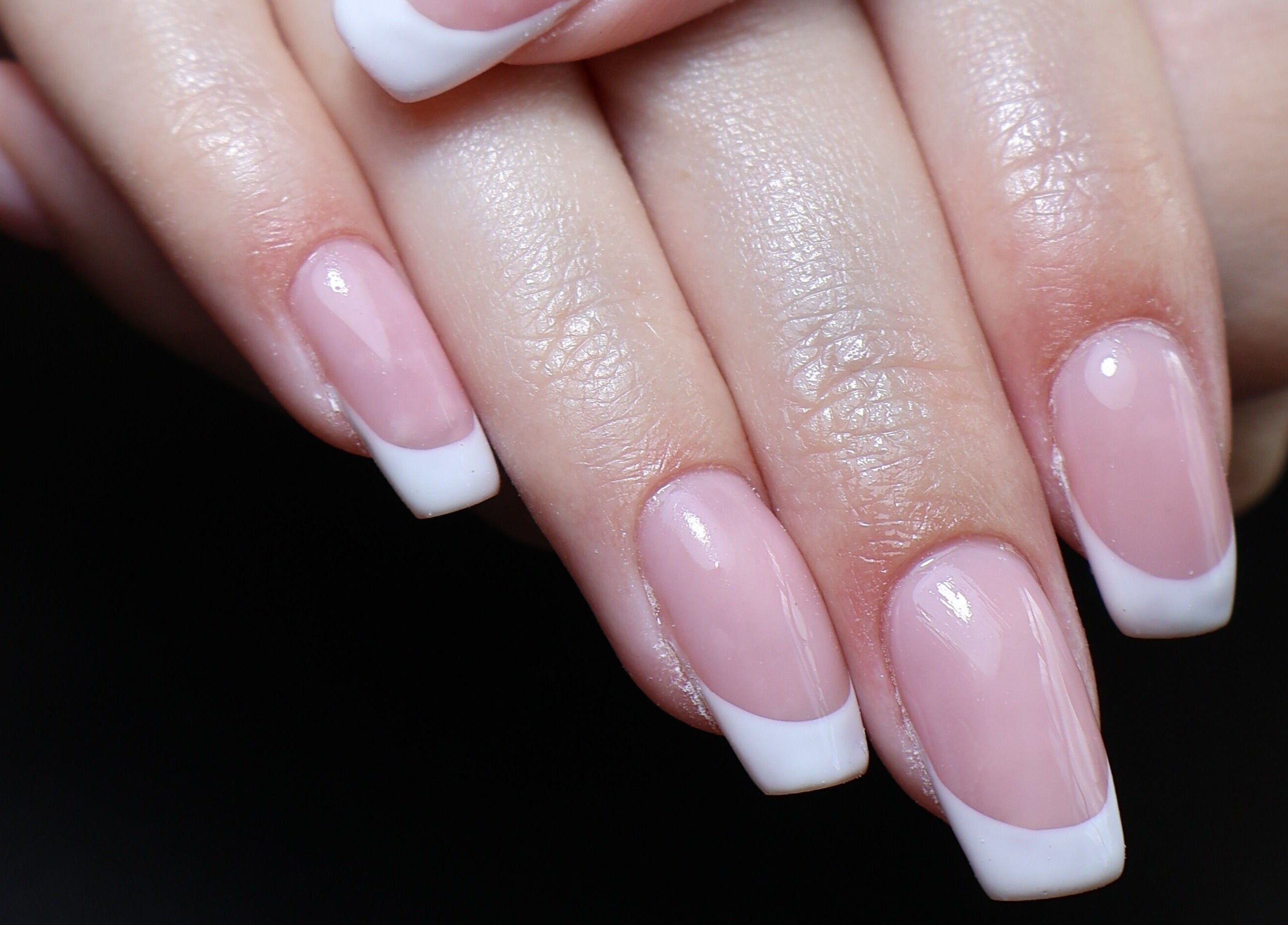 Beautiful French manicure at O'Nails in Newry, Northern Ireland, GB