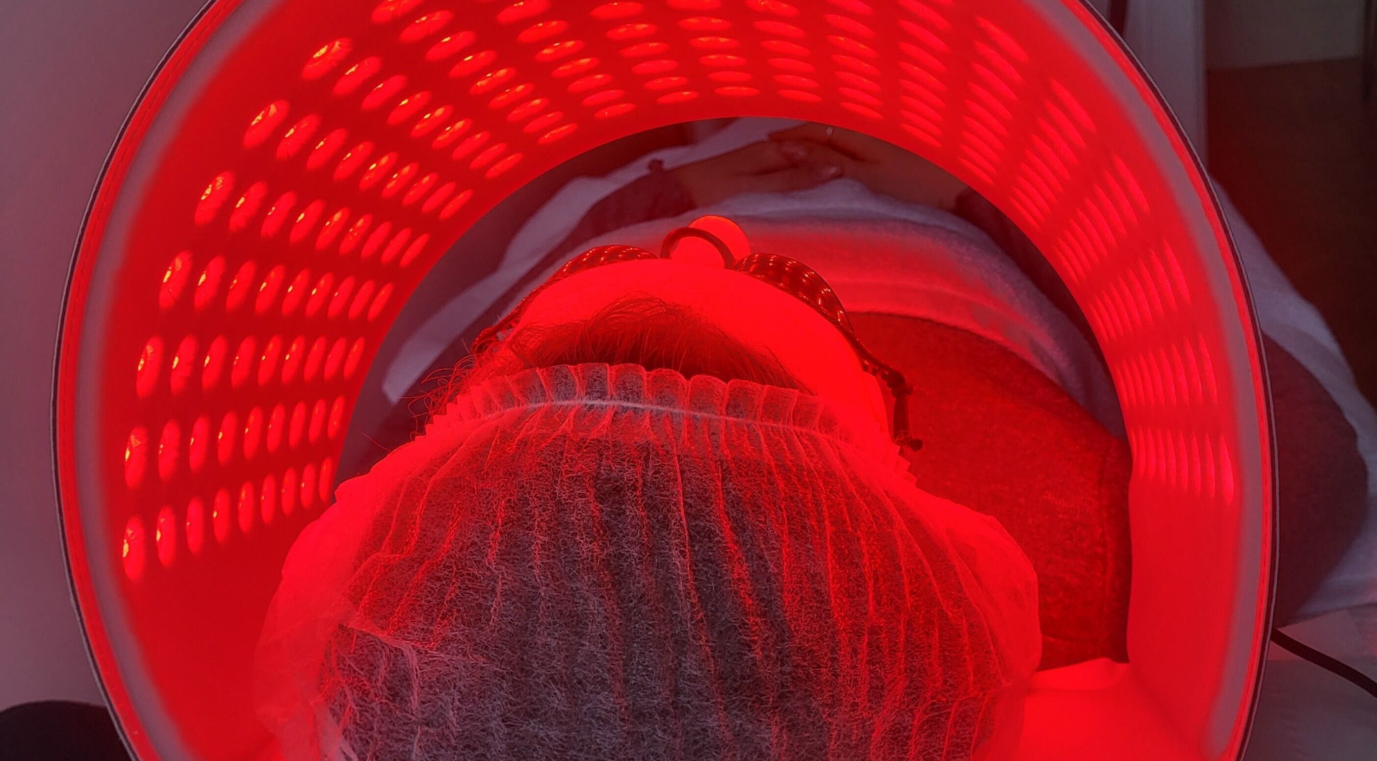 Red-light therapy at Stella Medical Aesthetics in Dublin, County Dublin, IE, enhancing skin rejuvenation.