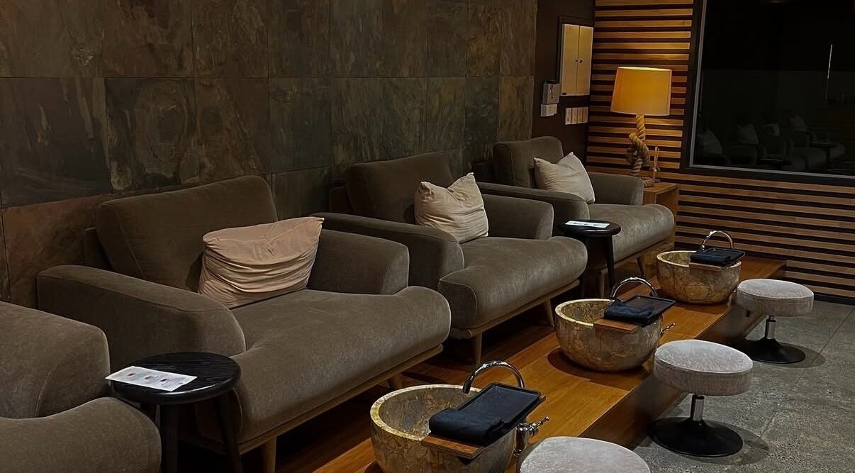 Elegant pedicure chairs at The Art of Nails Albany, Auckland, NZ for top-tier wellness.