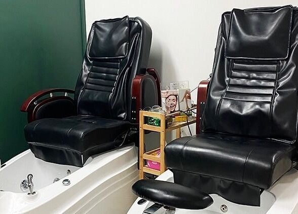 Comfortable pedicure chairs at Cakora Aesthetics - Maclean, Maclean, New South Wales, AU, providing premium foot care.