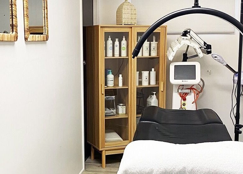 Relaxing treatment room at Cakora Aesthetics - Maclean, Maclean, New South Wales, AU. Modern equipment and calming decor.