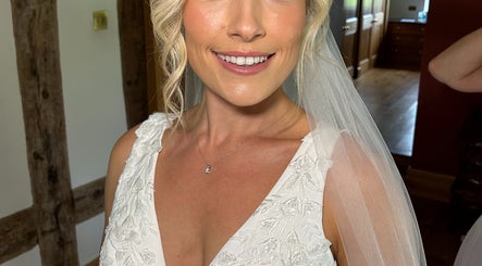 Radiant bride with elegant makeup by By Ange - Bridal & Occasion Makeup Artist, Warrington, England, GB.