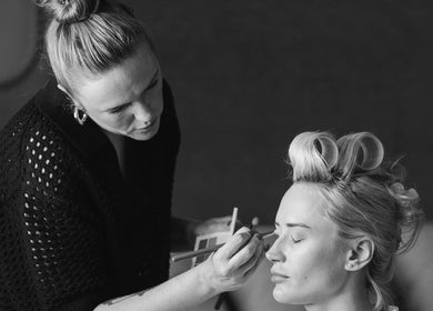 Makeup artist at By Ange - Bridal & Occasion Makeup Artist in Warrington, England, GB enhancing client's beauty.
