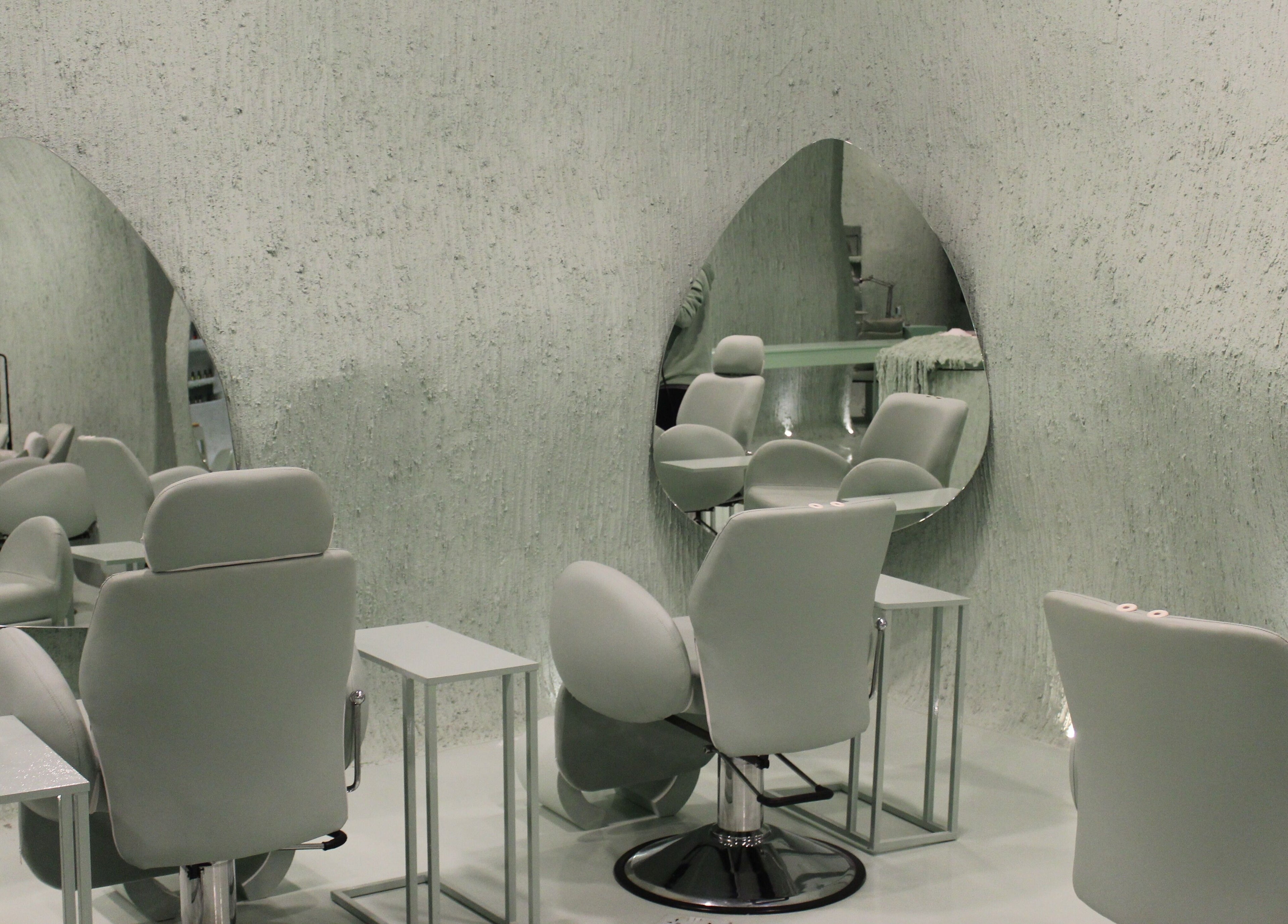 Modern salon chairs and mirrors at Hide Beauty Center, Sharjah, Sharjah, AE offer a sleek, relaxing ambiance.