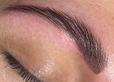 Beautifully shaped eyebrow at Glow By BG in Rotherham, England, GB, showcasing expert grooming.
