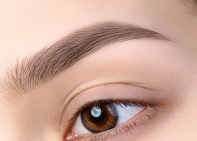Expertly shaped eyebrows at Bliss Brow & Beauty Bar, Melbourne, Victoria, AU.