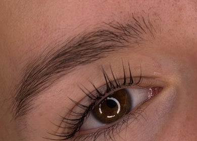 Close-up of lush lashes at Sb Lash & Co, Melbourne, Victoria, AU, showcasing expert styling.