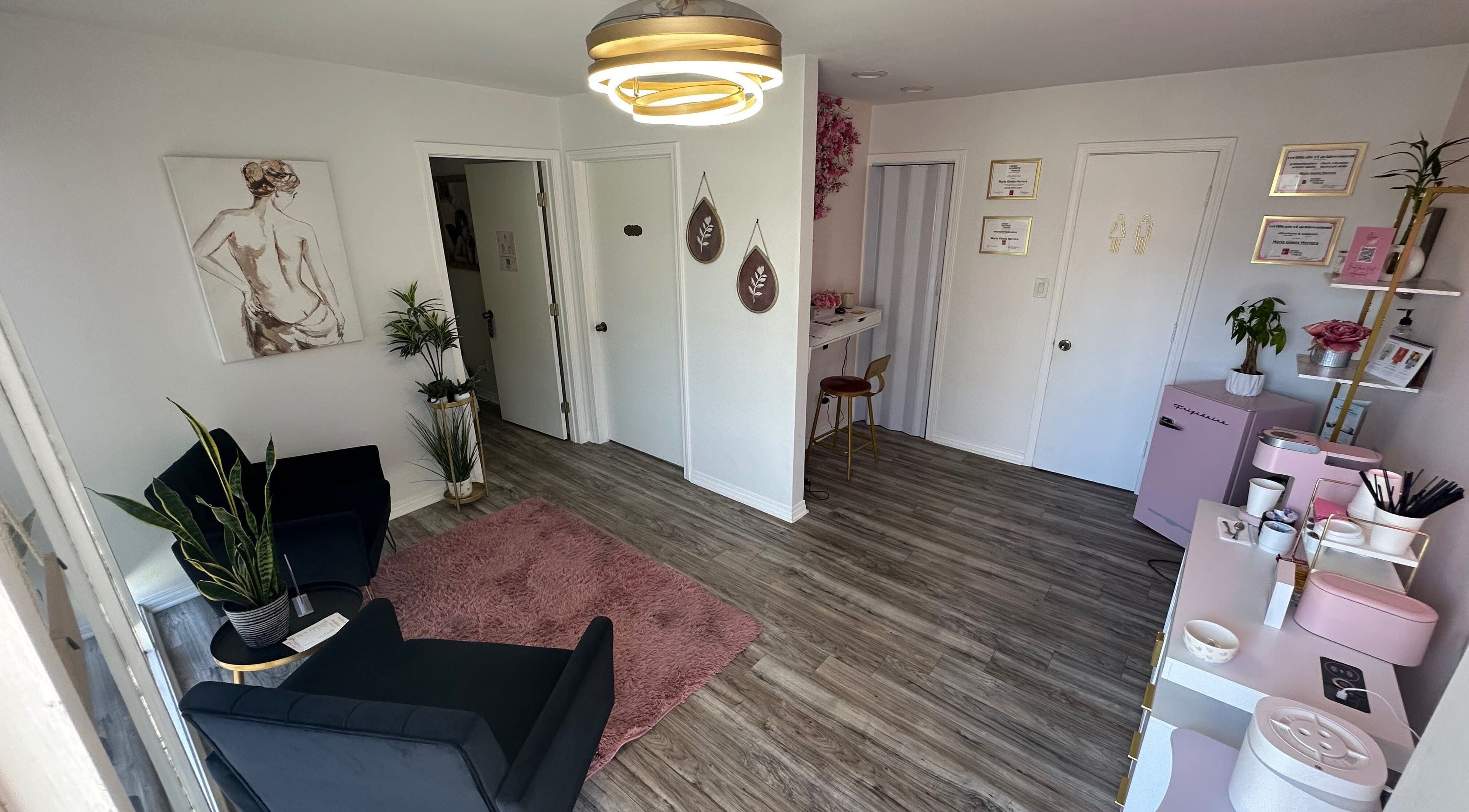 Modern interior of Mobility Massage by Melody, Placentia, United States, US with chic decor and cozy seating.