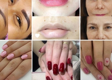 Experiência de beleza em Senz.vanessabelber, São Paulo, São Paulo, BR, mostrando sobrancelhas e unhas impecáveis.