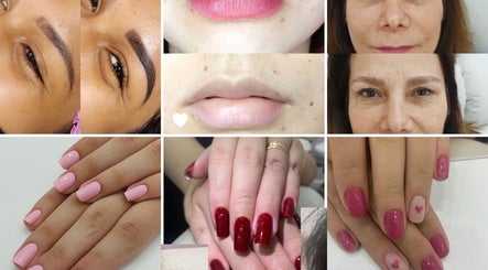 Experiência de beleza em Senz.vanessabelber, São Paulo, São Paulo, BR, mostrando sobrancelhas e unhas impecáveis.