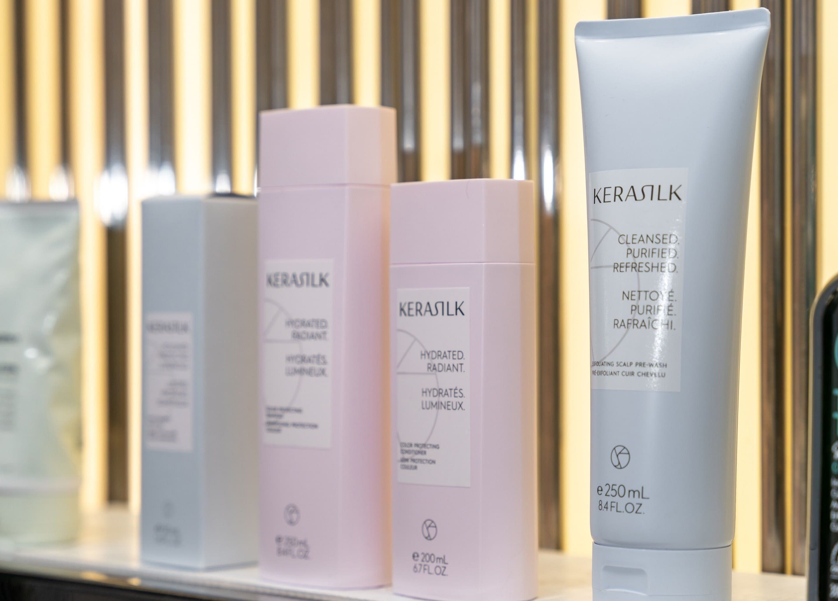 Produits capillaires Kerasilk à Skines Head Spa, Montréal, Québec, CA. Luxueux et professionnel.