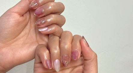 Close-up of elegant nail art at Shyunmija, Kuala Lumpur, Wilayah Persekutuan Kuala Lumpur, MY.