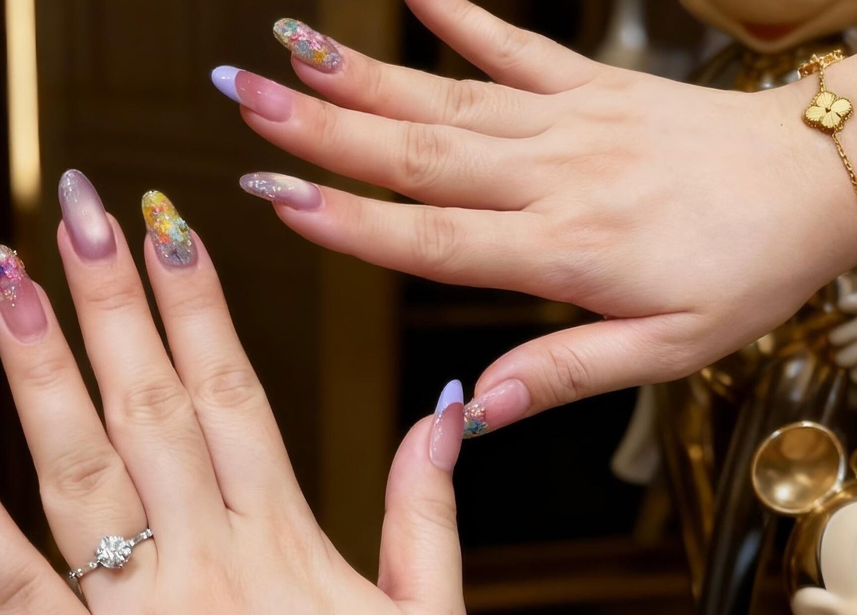 Elegant nail art display at Shyunmija LOT10 in Kuala Lumpur, Wilayah Persekutuan Kuala Lumpur, MY.