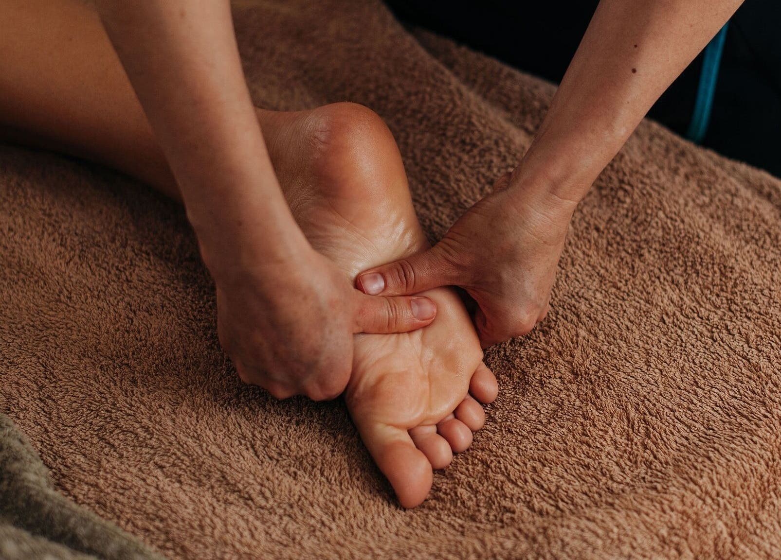 Foot massage at Bayou Spa, London, England, GB, enhancing relaxation and wellness.