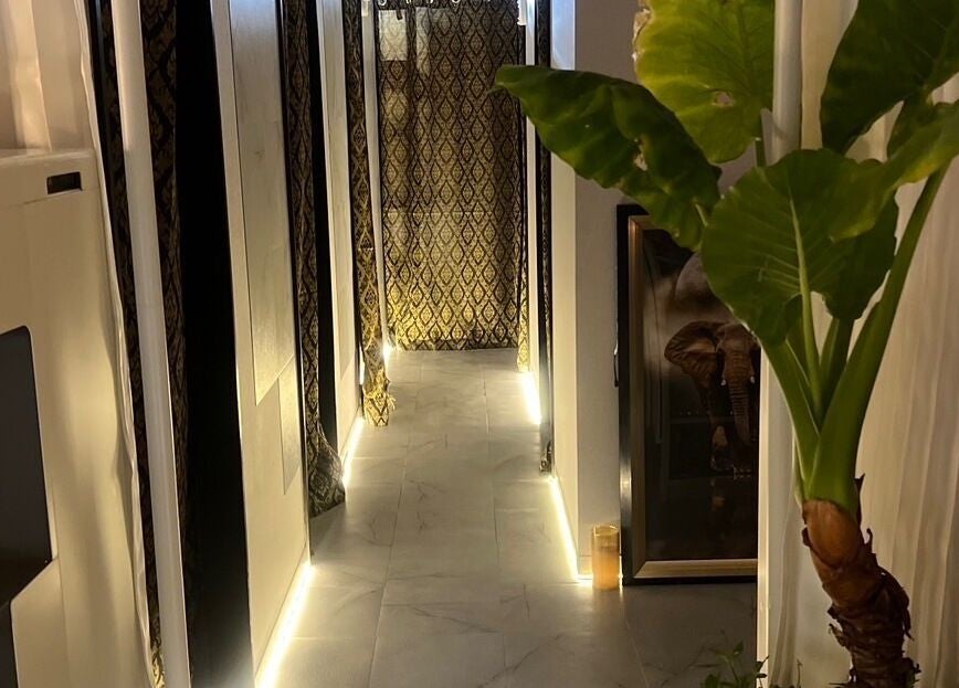 Elegant corridor at 〒105-0003 Tokyo, Minato City, Nishishinbashi, 1 Chome−18−11. Discover tranquility in Minato City, Tokyo, JP.