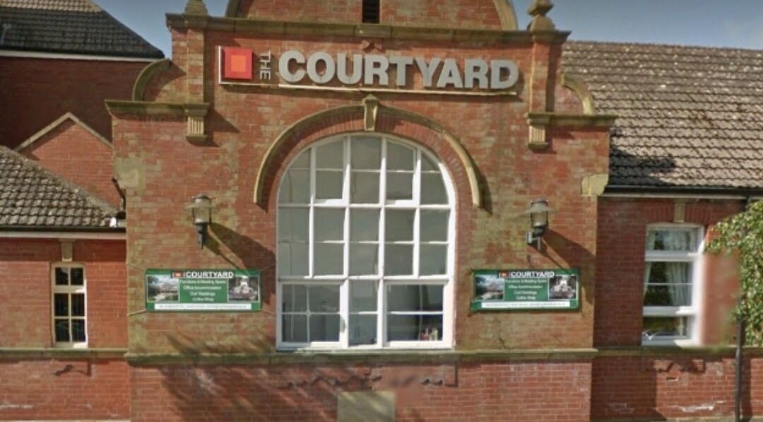 Charming brick facade of The Courtyard at Mandi O'Neill Holistics, Goole, England, GB.
