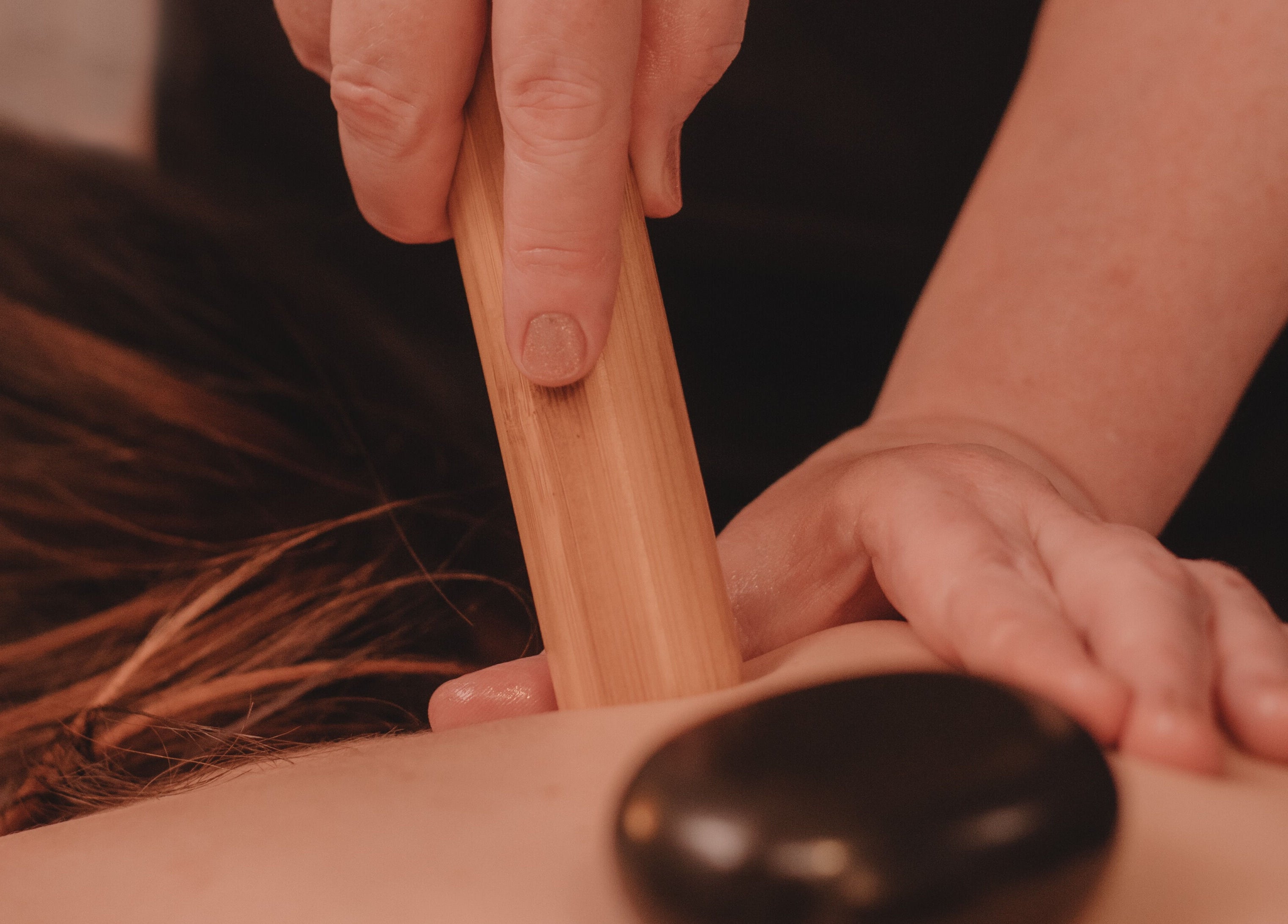 Relaxing bamboo massage at Mandi O'Neill Holistics in Goole, England, GB. Experience ultimate relaxation.