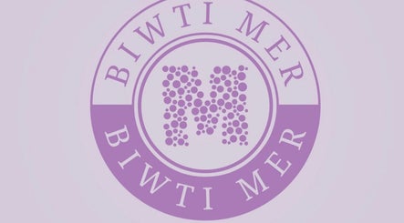 Biwti Mer logo in purple tones, located in Gorsgoch, Wales, GB.
