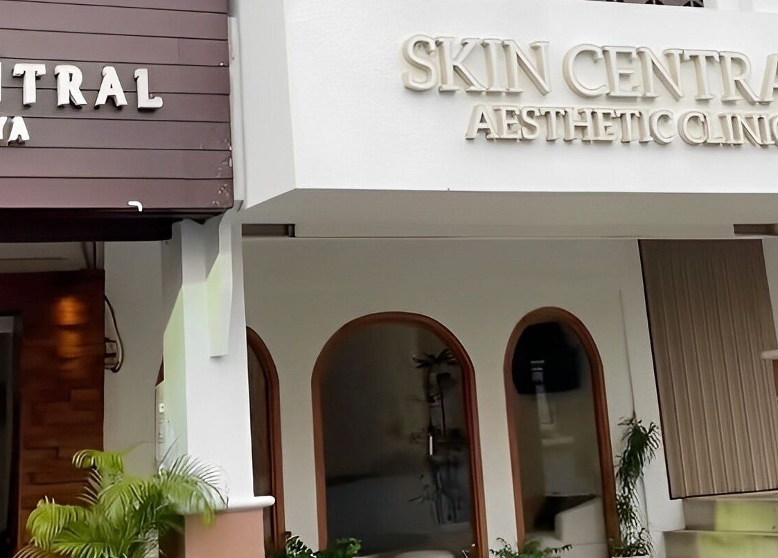 Front view of Skin Central Aesthetic Clinic in Batam, Kepulauan Riau, ID, showcasing elegant design.