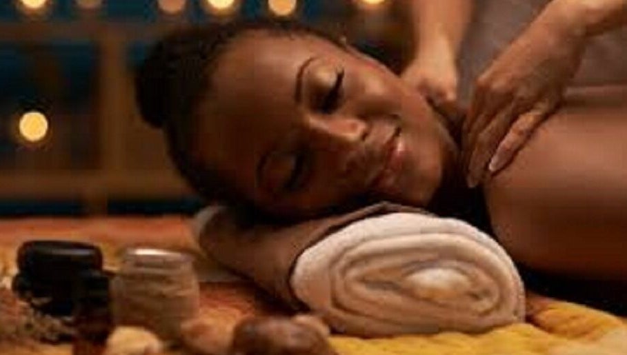 Woman enjoying a rejuvenating massage at Fabulaze Beauty Studio, Cape Town, Western Cape, ZA.