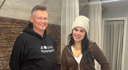 Visitors enjoying their experience at Tan'd by Alena, Mamaroneck, New York, US.