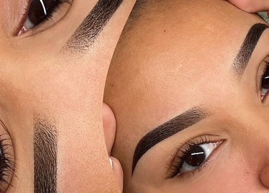 Expertly shaped brows at The Bomb Aesthetics Capetown, Cape Town, Western Cape, ZA.