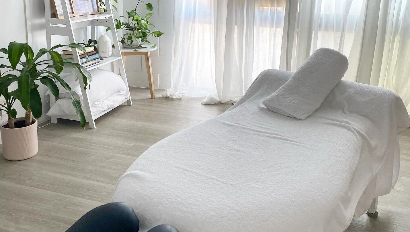 Calm massage room with plants at Nxt Level Integrated Health Pty Ltd, Bundall, Queensland, AU.