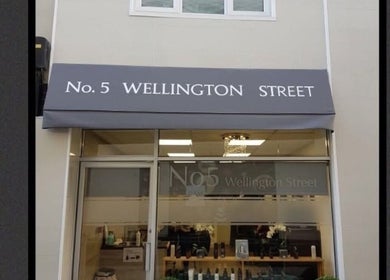 Serendipity Beauty entrance showcasing No.5 Wellington Street in Douglas, GB.