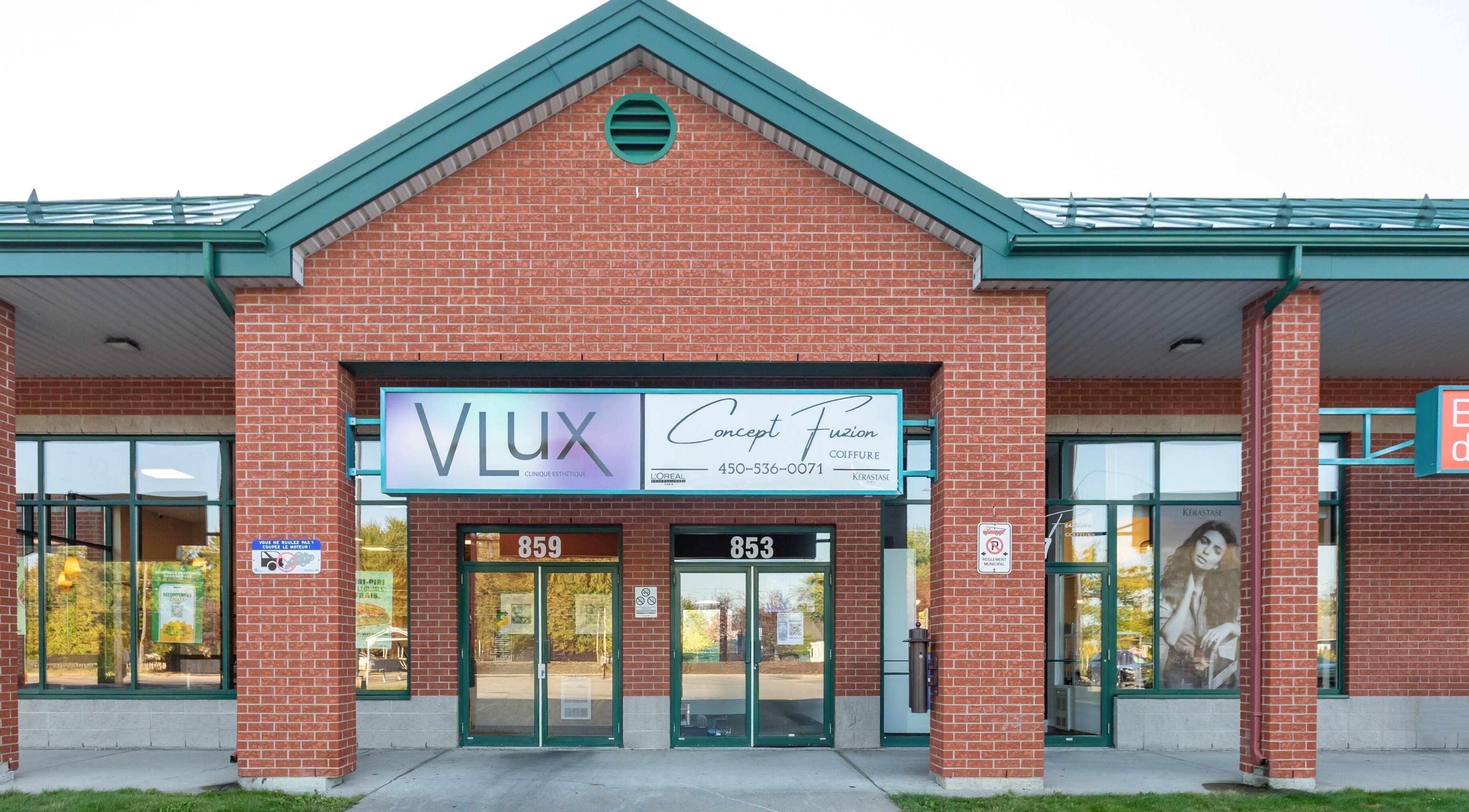 Entrée de Concept Fuzion Coiffure située à Beloeil, Québec, CA.