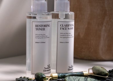 Enhance Taunton beauty products - Restoring Toner and Clarifying Face Wash - at Taunton, England, GB.