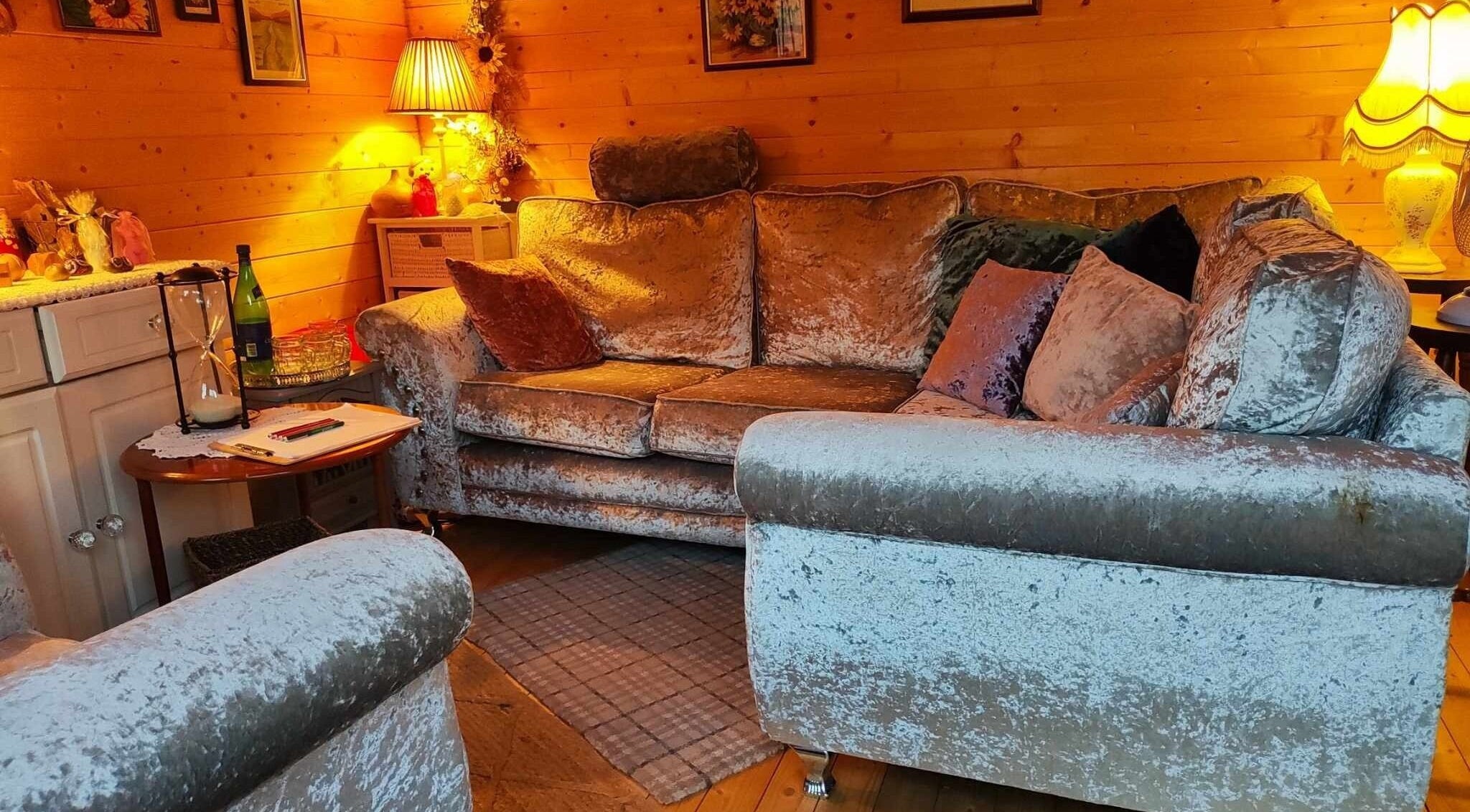 Inviting seating at Someone to Talk to - Counselling Scunthorpe, Scunthorpe, England, GB with warm lighting.