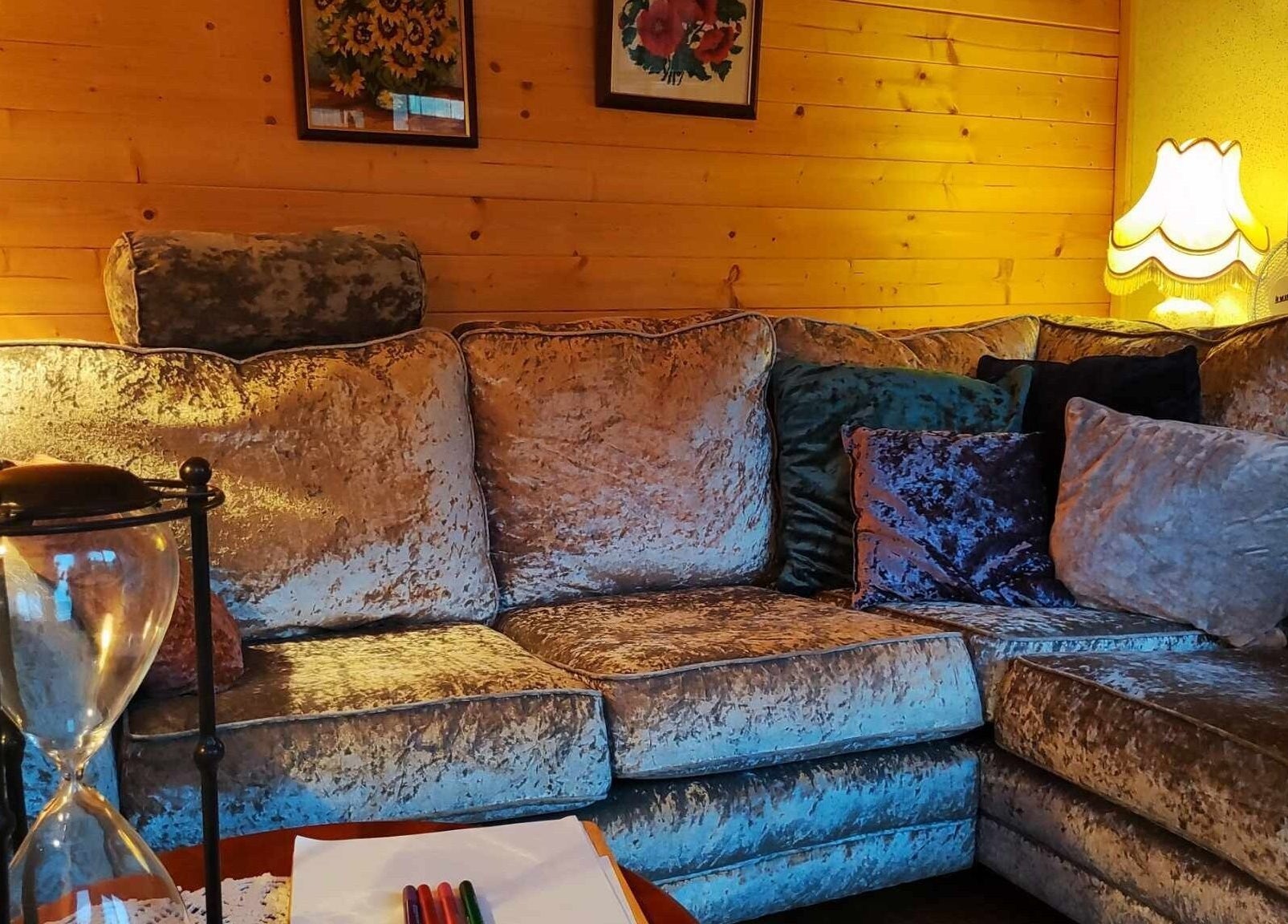 Inviting plush sofa area at Someone to talk to - Counselling Scunthorpe, creating a warm atmosphere in Scunthorpe, England, GB.