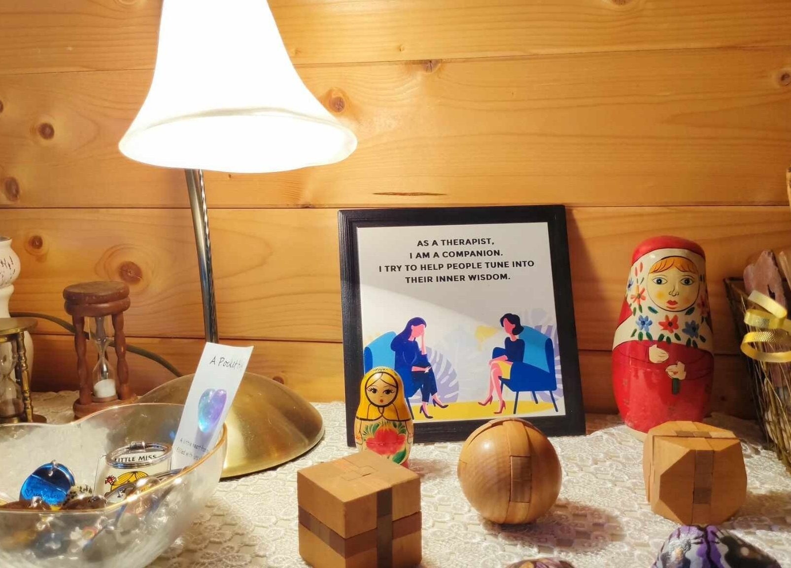 Cozy counseling room at Someone to talk to - Counselling Scunthorpe in Scunthorpe, England, GB, featuring warm decor.