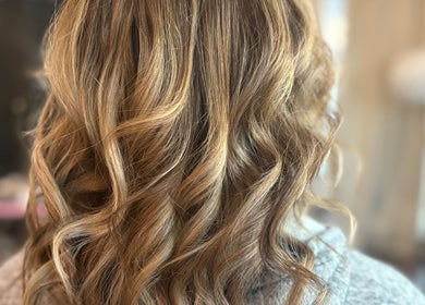 Elegant curls styled at Hair By Jessie G in Hedgesville, West Virginia, US.