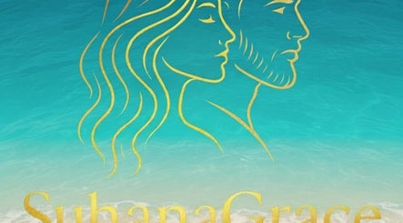 Elegant gold silhouettes of a man and woman at Suhana Grace, Rouse Hill, New South Wales, AU.