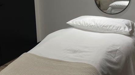 Luxury treatment bed at The Face Haven, Melbourne, Victoria, AU for ultimate relaxation.