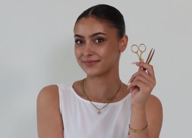 Beauty expert with tools at The Face Haven, Melbourne, Victoria, AU, offering top-notch beauty services.