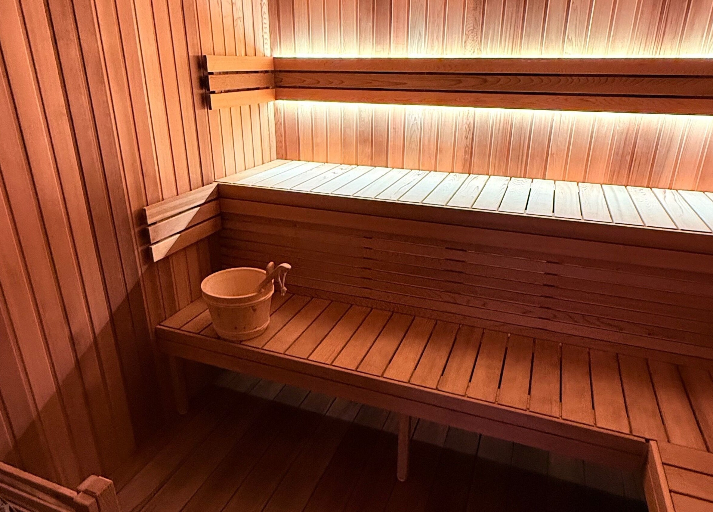 Relaxing sauna at Recover and Refresh in Grafton, New South Wales, AU offering a tranquil wellness experience.
