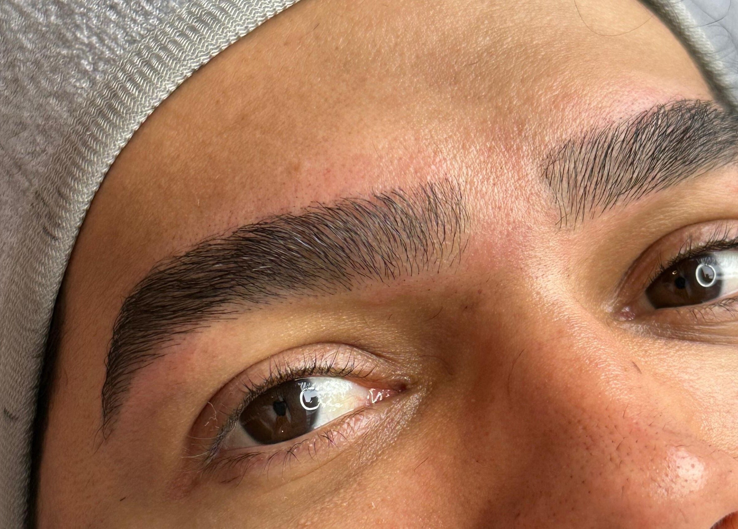 Expertly shaped eyebrows at All You Eyebrows, Dublin, County Dublin, IE, highlighting precise grooming.