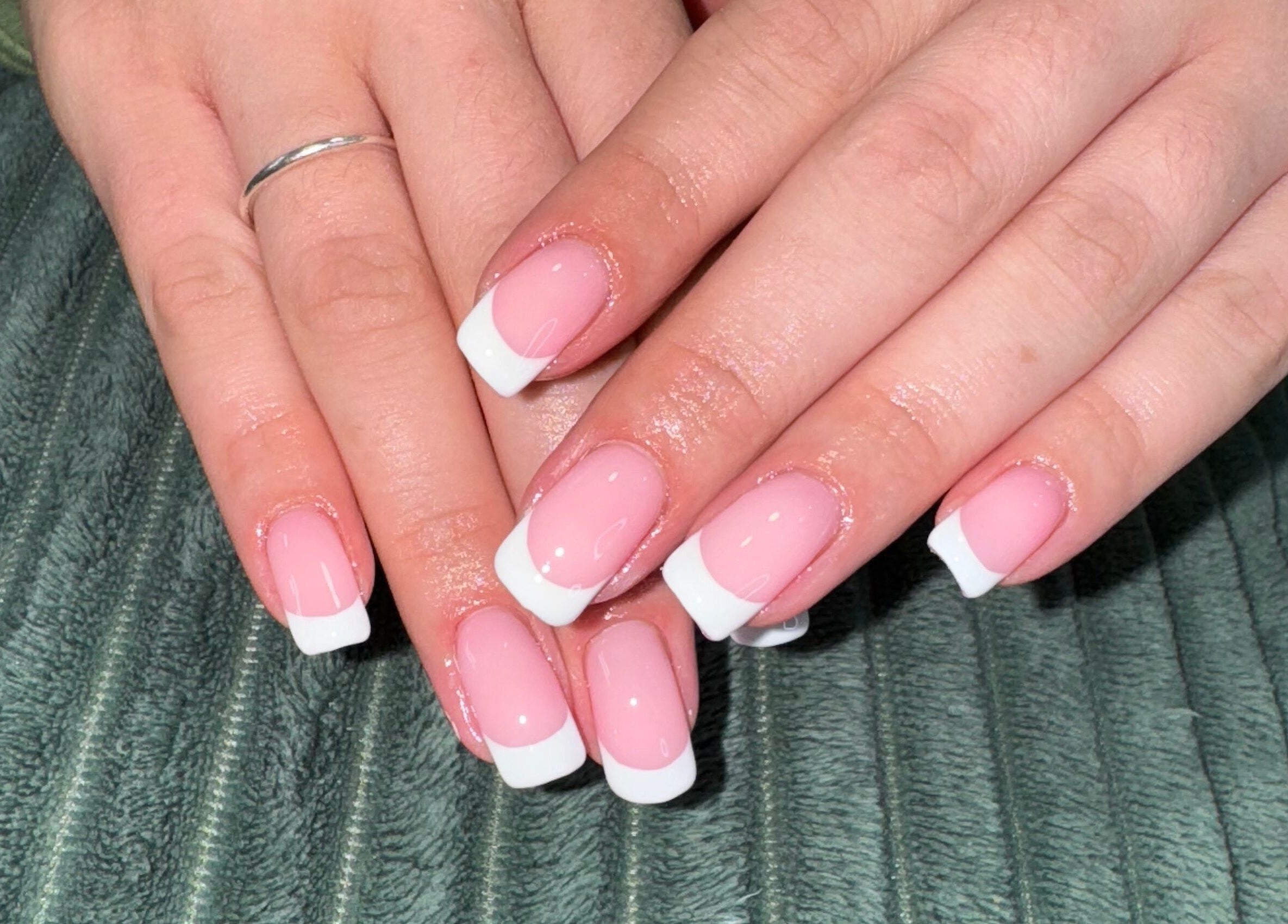 Elegant French manicure at Your Nail Tech Anna Jones, Middle Rasen, England, GB. Classic beauty in every detail.