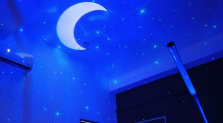 Relaxing starry night ceiling at Luxsyr Spa, Johor Bahru, Johor, MY. Perfect ambiance for wellness.
